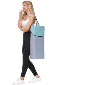 NGT new guide steps Yoga Bolster Pillow Bag Yoga Mat Bag Large Size with Pockets Rainproof Environmental Friendly Yoga Strap Bag for Women