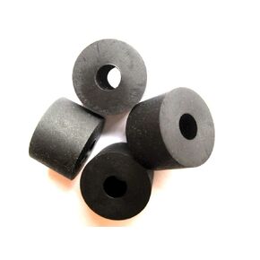 4-Pack - Made in USA - Premium Quality Multi-Purpose 4-Pack - Purpose Rubber Spacer 3/4" OD x 1/4" ID x 1/2" Thick (Item# X19-4).
