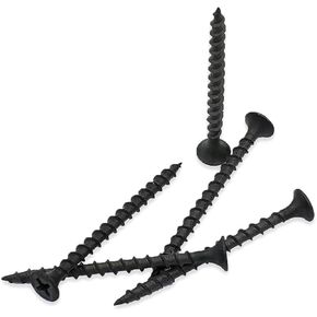 FASTENPOWER Drywall Screws 100 Qty #6 x 2" Coarse Thread Bugle-Head, Phosphate Coated Drywall Screws #6 x 2 in. (3.5 x 50), 100 Pack