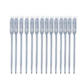 Disposable Plastic Transfer Pipettes 1ml/2ml/3ml/5ml/10ml Squeeze Droppers for Essential Oils, Makeup, Liquor and Experiments, 100pcs (3ml)