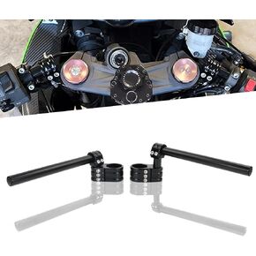 Xitomer 50mm Motorcycle CNC Adjustable Handlebar Clip-On Handle Bar Raiser Universal Fit For Adjustable Clip-on Handlebar Kit Clip Ons Fork Handlebars