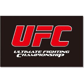 UFC Ultimate Fighting Championship Flag Banner 3 ft x 5 ft Polyester with 2 Brass Grommets Vivid Color HD Printing Indoor Outdoor Room Man Cave Decoration in Saudi Arabia