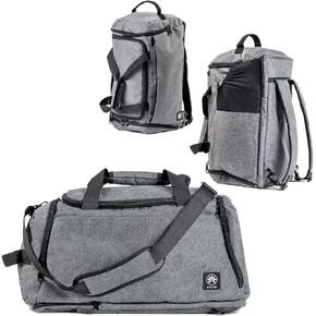 ACRO 3 in 1 Gym / Travel Duffle Bag for Men & Women / Lap Top Compartment / Water Resistant / Wet Pocket & Shoes Compartment 40L