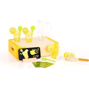 Fat Brain Toys Pretendables Lemonade Time Set - Pretend Playset with Storage, 3+