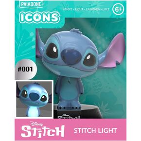 Paladone Disney Stitch Icon Light - Cute Collectible Decor, Night Light, and Gift for Lilo and Stitch Fans - 11 cm Tall