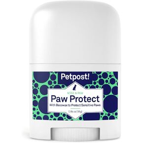 Petpost | Paw Protection for Dogs - Organic Sunflower Oil and Beeswax Balm for Hot Pavement - Wax Coats Dog Feet to Prevent Burns from Heat & Cold 0.64 oz.