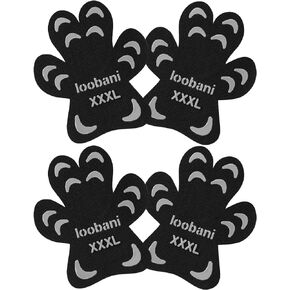Loobani Dog Paw Pads - Anti-Slip Dog Paw Protector for Senior Dogs Walk on Hardwood Floor,Non-Slip Dog Grippers,Senior Dogs Essentials,12sets(48pcs) XXL (61-80lbs)
