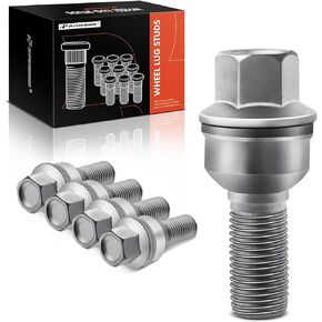 A-Premium M14-1.50 Wheel Studs Compatible with Audi A8 Quattro 2011-2020 Q3/Q3 Quattro 2015-2018 Q5 2009-2020 Q7 Q8 S8 SQ5 Front or Rear Side 10-PC Set