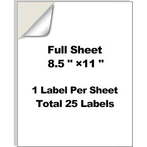 AveneMark 100 Sheets 600 Labels Shipping Address Labels, 6 up 3-1/3" x 4" Quick to Peel Stickers Paper for Laser & Inkjet Printers, Printable Mailing Labels Stickers (6 Labels per Page Sheet)