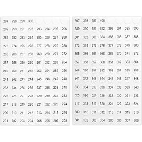 dealzEpic - Round Self-Adhesive Check (✓) and Cross (x) Stickers, 1cm in Size, for Status Marking, Planning, Organizing - 20 Sheets Included