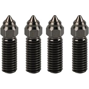 فوهة فولاذية صلبة K1، K1 أقصى مقاومة لدرجات الحرارة العالية، 0.4 مم، 0.6 مم، 0.8 مم، 1.0 مم، مجموعة فوهات لـ CRIALITY K1 وK1 Max- 8 قطع in Kuwait