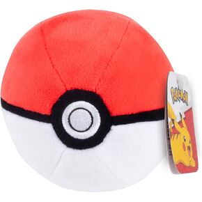 Pokemon 5" Luxury Ball Plush - Officially Licensed - Generation 3 Poke Ball - Authentic Soft Stuffed Pokeball Toy with Weighted Bottom - Easter Basket Stuffer Gift for Kids, Boys, Girls - 2+