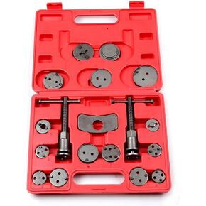18PC Universal Heavy Duty Disc Brake Caliper Piston Compressor Wind Back Repair Tool Kit for Brake Pad Replacement for Cars