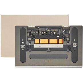 ICTION New Trackpad touchpad Without Cable Gold Replacement for MacBook 12inch A1534 2015 Year (it can not fit 2016-2017)