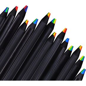 Stocking Stuffers for Kids, Rainbow Pencils, 12 Pack Rainbow Colored Pencils, Multicolor Pencil for Adults, Professional Art Supplies for Coloring and Sketching.
