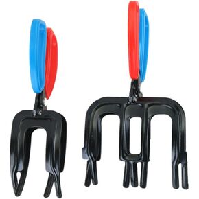 Kisangel 2pcs Fish Control Device Fish Grabber Fishing Tool Set Fish Lip Grip Tool Fish Handling Tool Fishing Gadgets Fishing Kit Fish Holder Fishing Tackle Fish Control Clip Fish Mouth Abs