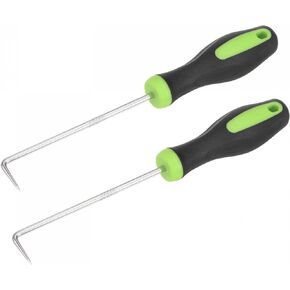 uxcell 90 Degree Pick Hook 6.69" Puller Remover Removal Tool for Oil Seal/O-rings, Gasket, Hose 2Pcs