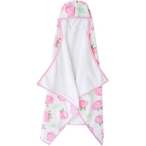 Premium Big Kid Hooded Towel "Gemma in Tan" by Copper Pearl