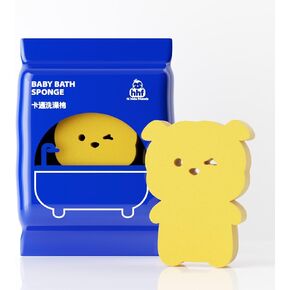 2 Pcs Baby Bath Sponges for Newborns Cute Shape Baby Sponge for Bathing Kids Bath Sponge, Toddler Bath time Extra Soft Bath Sponge for Kid in Kuwait