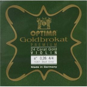 أوتار كمان Gold Bro Cut 4/4 E 0.26 مم كرة ممتازة مطلية بالذهب عيار 24 قيراط in Kuwait