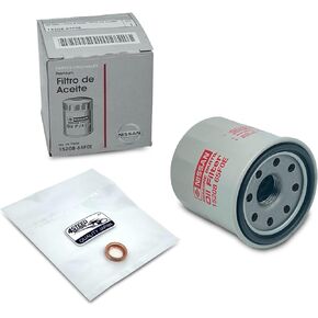 Pack of NEW Genuine OEM Engine Oil Filter 15208-65F0E + Drain Plug 4STEED MOTORS 11026-JA00A Fit For Nissan/Infiniti 1520865F0E 11026JA00A