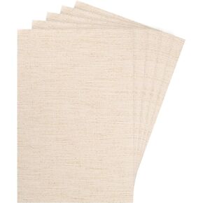 MECCANIXITY Dollhouse Floorboards 12 Inch x 8 Inch Dollhouse Wallpaper and Flooring Fabric Pattern Beige for Dollhouse Sand Table Model Accessories 5 Pcs