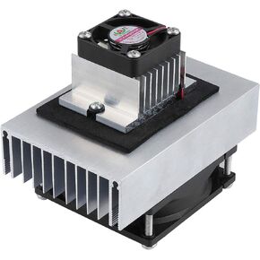 ESUMIC DC 12V DIY Thermoelectric Peltier Refrigeration Cooling System Kit Semiconductor Cooler Conduction Module + Radiator + Fan + TEC1-12706