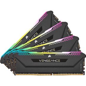 Corsair Vengeance RGB PRO SL 32GB (2x16GB) DDR4 4000MHz C18 Desktop Memory (10 Ultra-Bright RGB LEDs, Custom Performance PCB, Tight Response Times, Intel XMP 2.0) Black