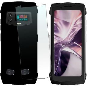 حافظة MAOUICI لهاتف Doogee S Mini (4.50 بوصة)، حافظة سوداء لهاتف Doogee S Mini مع واقي شاشة من الزجاج المقوى in Kuwait