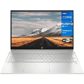 HP Pavilion Laptop, 15.6" FHD Touchscreen Display, Intel Core i7-1255U Processor, 16GB RAM, 2TB SSD, HDMI, Webcam, Wi-Fi 6, Backlit KB, Fingerprint Reader, Windows 11 Home, Silver
