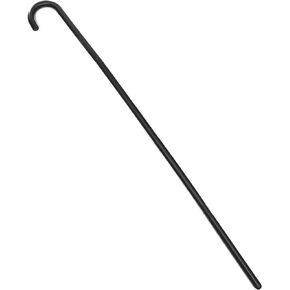 BinaryABC Halloween Costume Plastic Magician Crutch Cane,Halloween Kids Cosplay Walking Canes,Halloween Portable Pocket Staff Party Props Black