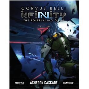 Modiphius Entertainment: Infinity: Acheron Cascade Campaign - Hardcover RPG Book, Sci-Fi Adventure, Tabletop Roleplaying Supplement