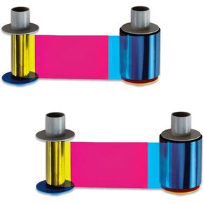 Fargo 84052 YMCKK Color Ribbon for HDP5000 Printers - 2 Pack