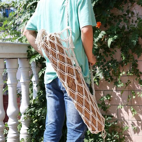 laddawan Macrame Yoga Mat Carrier Bag, Suitable for most Yoga Mats in Saudi Arabia