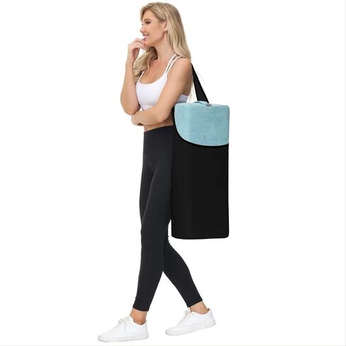 NGT دليل جديد خطوات اليوغا وسادة وسادة حقيبة اليوغا حصيرة حقيبة كبيرة الحجم مع جيوب مقاومة للمطر صديقة للبيئة حزام اليوغا حقيبة للنساء in Kuwait