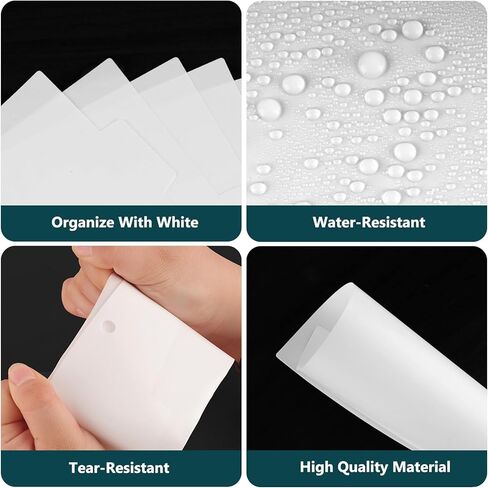 HABGP 10Pcs/2 Set 5 Tab Dividers for 3 Ring Binder, 10 Pcs White 3 Ring Binder Dividers with Tabs, Page Folder Dividers, Plastic File Dividers with Tabs, Three Ring Binder Index Dividers in Saudi Arabia
