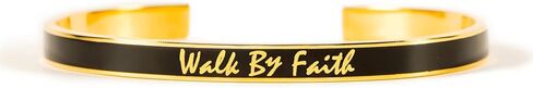 STORYJEWELLERY Story Jewellery Cuff Bangle Bracelets for Women, Religious Christian Faith Pray Jesus Catholic Bracelets for Women, Jewelry Gifts for Mother Daughter, Friends, Sisters in Saudi Arabia