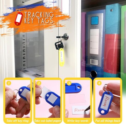 LEOBRO Binder Clips Paper Clips، 340 قطعة من المشابك الورقية الملونة، مشابك الموثق، مشابك الورق، الموثق الصغير، مشابك الرقائق، مجموعة مشابك المكتب للوازم المكتبية والمدرسية، أحجام متنوعة in Kuwait