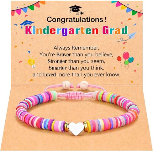 PINKDODO Kindergarten Preschool Graduation Gifts for Girls Class of 2024 Bracelet Kindergarten Pre K Graduation for Daughter Granddaughter Niece in Kuwait