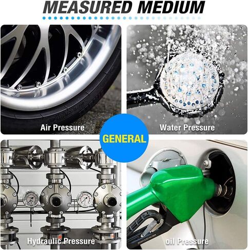 قياس مينلين 0-15 بوصة H2O نوع الحجاب الحاجز كبسولة قياس الضغط المنخفض 1/4 بوصة NPT 2-1/4 بوصة قرص الوجه مقياس عمود الماء القابل للتعديل، مع 1/4 بوصة × 1/2 بوصة NPT و1/4 بوصة × 3/ 8 "NPT جلبة سداسية، جبل سفلي in Kuwait