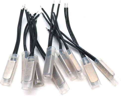 Xiaoyztan 10 Pcs KSD9700 110 Celsius Bimetal Thermostat Normally Close NC Type Temprerature Control Switch Units for Houshold Applicances or Other Thermal Projects in Saudi Arabia