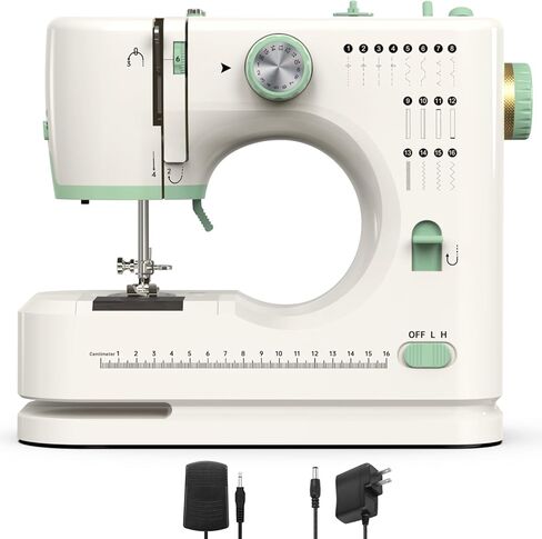 StitchMaster Pro：Ballet on twin needles.Sewing machine，sewing machine for beginners，Double needle and double thread, 16 kinds of stitches.Sewing machine for Household,sewing machine for adults. in Kuwait