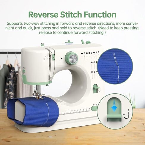 StitchMaster Pro：Ballet on twin needles.Sewing machine，sewing machine for beginners，Double needle and double thread, 16 kinds of stitches.Sewing machine for Household,sewing machine for adults. in Kuwait