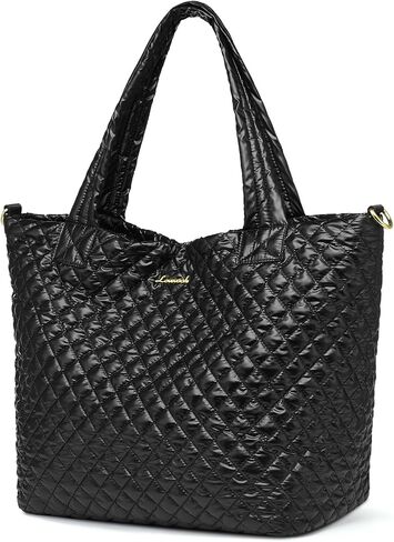 LOVEVOOK Weekender Bags for Women, Puffer Purse Travel Duffle Overnight Tote Bag, Quilted Carry On Bag for Work Gym in Saudi Arabia
