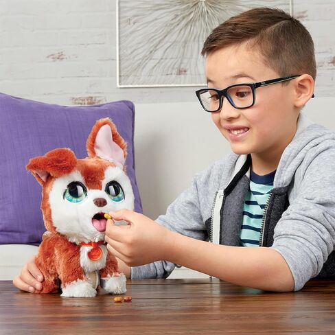لعبة furReal Poop-A-Lots Corgi Interactive مقاس 8 بوصات للمشي على شكل حيوان محشو من القطيفة، جرو مع مقود، 14 قطعة، ألعاب للأطفال للأعمار من 4 سنوات فما فوق من Just Play in Saudi Arabia