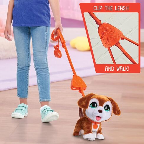 لعبة furReal Poop-A-Lots Corgi Interactive مقاس 8 بوصات للمشي على شكل حيوان محشو من القطيفة، جرو مع مقود، 14 قطعة، ألعاب للأطفال للأعمار من 4 سنوات فما فوق من Just Play in Saudi Arabia