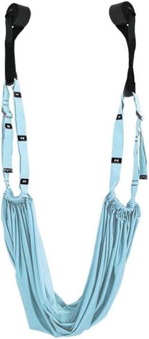KimDaro Multi-purpose Waist Exercise Band - Waist Back Bend Assist Trainer Flexibility & Yoga Stretching Leg Stretcher Strap w/Door Anchor for Dance Gymnastics Training Fitness in Saudi Arabia