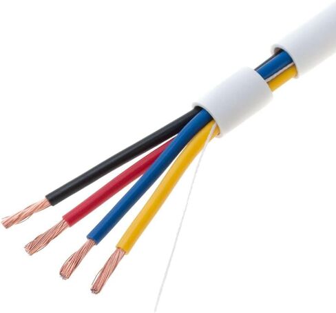 Cables Direct Online 14/2 250FT Speaker Cable Oxygen Free Copper, CL3 CMR in-Wall Rated, White Jacket, OFC Strands Compatible with Low Voltage LED Wire, Car Audio, Home Theater in Saudi Arabia