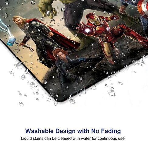 Mouse Pad, Anime Gaming Color Mouse Pads, Square Waterproof Mousepad for Desktop Computer Laptop Cute Women, Girls Office Decorative Pad Home Office Accessories, 9.5x7.9x0.1 Inch in Saudi Arabia