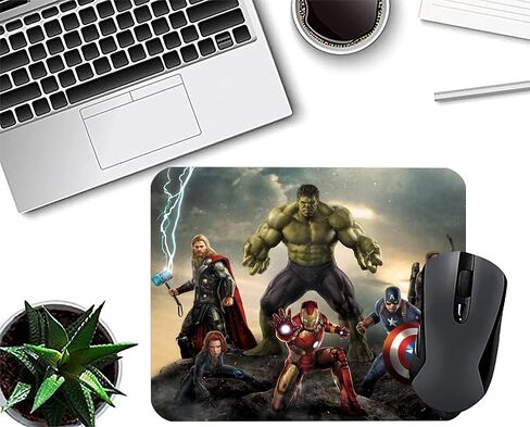 Mouse Pad, Anime Gaming Color Mouse Pads, Square Waterproof Mousepad for Desktop Computer Laptop Cute Women, Girls Office Decorative Pad Home Office Accessories, 9.5x7.9x0.1 Inch in Saudi Arabia